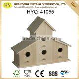 FSC Customized Unfinished Wooden Bird House thumbnail-1