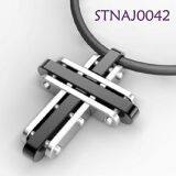 Decorative Jewelry Mens Cross Stainless Steel Pendant thumbnail-5