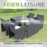 A6059CH Cheap Rattan Dining Set thumbnail-1