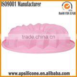 BPA Free Food Grade Silicone Fluted Mold Bunt Pan- Silicone Cake Mould Toast Microwave Oven Bakeware Mold Bundt Cake Pan Bread thumbnail-4