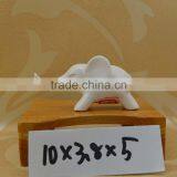 Small Ceramic Elephant Figurine for Home Decoration thumbnail-1