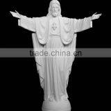 Outdoor Garden Decoration Hand Carved Marble Jesus Statue for Sale thumbnail-2