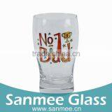 Gift Set Logo Design Fashion Round Bottom Glass Beer Pint Glass thumbnail-1