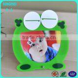 customized wholesale art cute frog acrylic animal shape photo frame