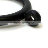 Window Plastic Curtain Rod Rings Inside Diameter 34mm & Inside Diameter 26mm With Eyelet Black Plastic thumbnail-4