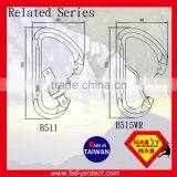 23KN Screw Lock Mountain Rock Climbing Aluminum Carabiner With Hook thumbnail-6