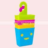Lovely Design Wall Set Plastic Sundries Basket thumbnail-5