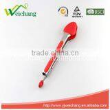 WCHXK01 Stainless Steel Locking Strawberry Shape Food Tongs With Heat Resistant Silicone Heads thumbnail-1