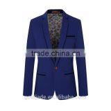 2016 New Arrival Mens Pinstripe Notch Lapel Fasion Suits Slim Cut Two Vents Suit Fancy Blazer for Mens thumbnail-3