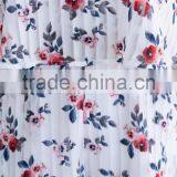 Floral Print Ruffle Playsuit Lady Free Feel Summer Beach Romper thumbnail-5