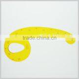 Factory OEM Making Durable Yellow Plastic Tailor Curve Ruler for Sewing Design thumbnail-3