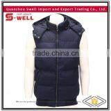 Warm 100% Cotton Plus Size Winter Mens Quilted Vest thumbnail-1