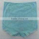 2015 New Arrival Green Color Briefs With Lace Big Size Women Mommy Pants thumbnail-2