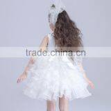 2017 8 Years Girl Dress Designs Cake Satin Dresses thumbnail-2