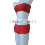 Nice Quality New Style Seamless Woman Underwear Ladies One Piece Bandeau Bra w Removable Cup Pad & Boxer thumbnail-2