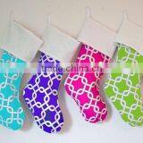 Hot Sale Custom Colorful Christmas Matching Stocking thumbnail-2