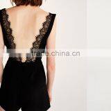 2017 Sexy Deep V-neck in Back and Front , Women Lace Back Jumpsuit thumbnail-4