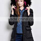 Quilted New Style Lace Trim Puffer Satin Sports Jackets Monster Jacket