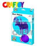 Mini Puzzle 3D Felt Puzzle Art & Crafts Kit Deer Diy Toy Eductional Toy thumbnail-1