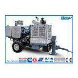 Hydraulic Tensioner For Electric Stringing Equipment With OPGW / ADSS Conductor 9 Ton 2 x 45kN