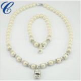 2015 Latest Charming Ladies Pearl Necklace Set