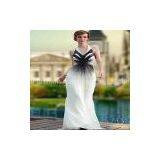Hot Sale Floor Length Halter Beaded Formal Evening Dress for Mom thumbnail-1