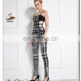 Sexy Black Adult Jumpsuit Women Summer 2015 thumbnail-2