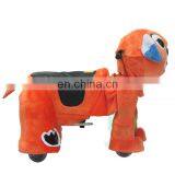 Hot Sale Electric Animal Scooter Adult Ride on Toys With Wheel Plush Wrinkled Dog Animal Toy thumbnail-6