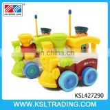 Lovely cartoon rc train toy with music and light for sale