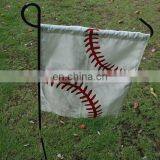 Wholesale cotton softball baseball football basketball football soccer garden flag