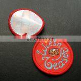 Customized High Quality Fabric Embroidered Woven Patch Woven Badges
