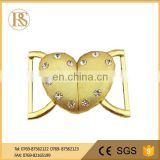 Heart-shaped diamond swimsuit decorative buckle