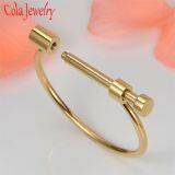 High-End Stainless Steel Jewelry Bracelet Open Bangle thumbnail-2