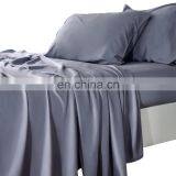 Korean Customized White Twin Size Bedding Blankets 100% Bamboo Bed Sheets Complet For Adults thumbnail-7