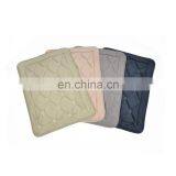 Bathroom Mats Non Slip Bath Floor Mats Water Absorbent Coral Fleece Surface Fast Dry Soft Comfortable Stylish Bathroom Rugs thumbnail-1