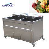 Двухконтейнерный пенный мойщик овощей и фруктов/ автоматический очиститель овощей и фруктов озоном