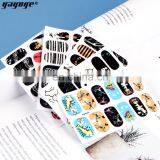 Skull Rose Nail Sticker Water Decal Halloween Pop Black Jewelry Full Cover Nail Sticker thumbnail-4