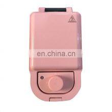 Home Appliances OEM 600W 2 Slice Electric Waffle Sandwich Maker Toaster With Detachable Plates thumbnail-5