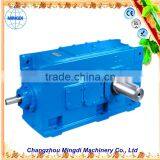 Industrial Sewing Machine H/B Serial Helical / Bevel Transmission Gear Box Parts With Electric Engine Motors With Reduction Gear thumbnail-1