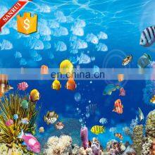 Micro Crystal Seaworld Porcelain Wall Tile 3d Fish Shop Wall Tile thumbnail-5