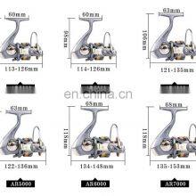 2021 новый рыболовный катушка с полуметаллическим рукояткой для бросания на пляже и у скал, катушка спиннинговая thumbnail-2