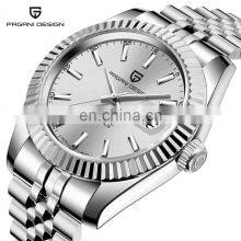 PAGANI DESIGN 1645 High Quality Gold Wrist Watch Stainless Steel Automatic Luxury Men Watch Numeric thumbnail-4