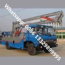 High Quality and Best Price Dongfeng 153 22m-24m Hydraulic Aerial Working Platform Truck for Sale thumbnail-4