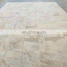 Premium Quality Navona Travertine Tumbled French Pattern Set Paver Tumbled From Turkey CEM-FPT-21 thumbnail-5