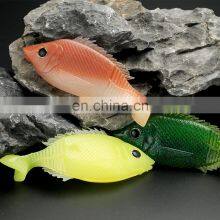 JOHNCOO 10cm 12cm Sunfish 3D Lifelike Fish Eyes Soft Plastic Fishing Lure thumbnail-5