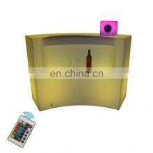 Hookah Lounge Led Bar Furniture Garden Sets Meuble Bar Lumineux Wiederaufladbare LED Bar Theke Aus Kunststoff