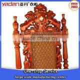 Church Wood Frame Furniture King Throne Chair With Armrest Made From China thumbnail-5