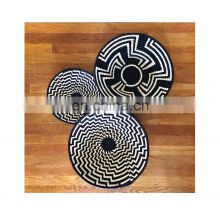 Decorative seagrass wall hanging plate made in Vietnam wholesale. Angelina +84327746158
