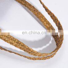 HBK Wholesale Handmade Natural Weaving Beach Shopping Stylish Palm Leaf Handmade Strew Clutch Seagrass Handle Bag French thumbnail-2