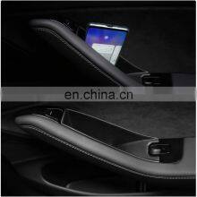 4pcs Car Door Handle Pocket Storage Box Organizer Container Holder Box for Tesla Model 3 Y 2017-2021 Interior Accessories thumbnail-5